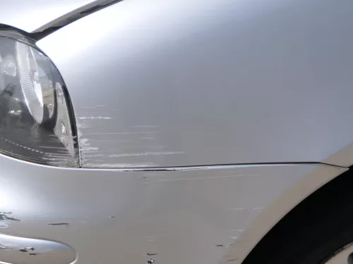 Seat Arosa Kotflügel links ab ca. Bj. 2000 Facelift grau silber LS7N (184684)