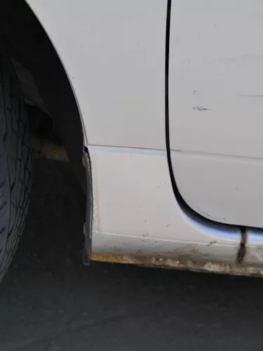 Seat Arosa Kotflügel links ab ca. Bj. 2000 Facelift grau silber LS7N (184684)