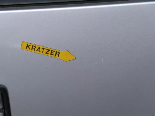 Arosa 6H Heckklappe Klappe hinten Kofferraumklappe silber grau LS7N Facelfift (184685)