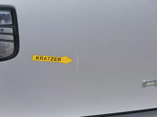 Arosa 6H Heckklappe Klappe hinten Kofferraumklappe silber grau LS7N Facelfift (184685)