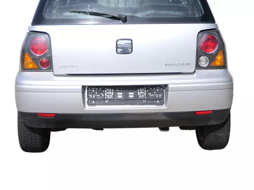 Seat Arosa 6H Stoßstange hinten grau silber LS7N Faceliftmodell Heckstoßstange