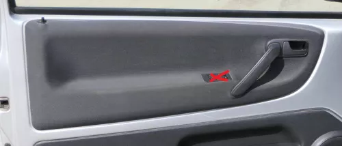 1x VW Lupo Arosa Türverkleidung Verkleidung Tür vorne links oben schwarz