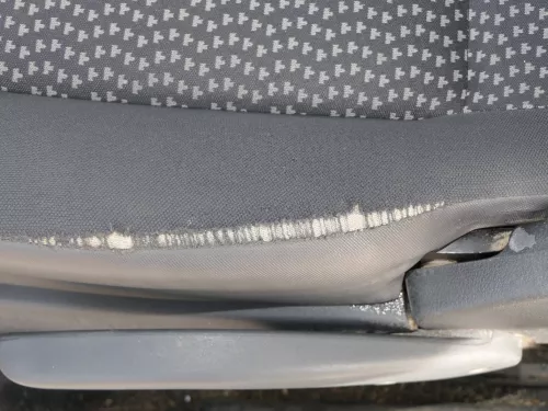 Seat Arosa VW Lupo Sitz vorn links Fahrersitz Höhenverstellung schwarz dunkel (184690)