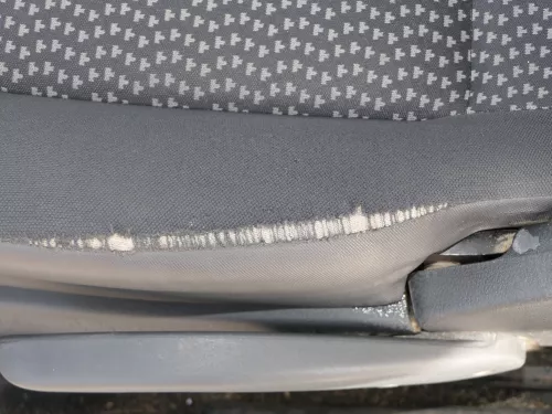 Seat Arosa VW Lupo Sitz vorn links Fahrersitz Höhenverstellung schwarz dunkel (184690)