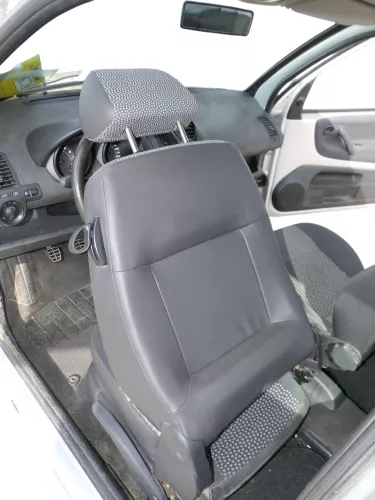 Seat Arosa VW Lupo Sitz vorn links Fahrersitz Höhenverstellung schwarz dunkel (184690)