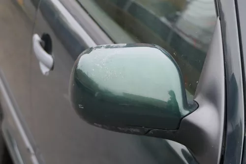 Skoda Fabia 6Y elektrisch Spiegel Außenspiegel rechts mit Glas grün LF8C