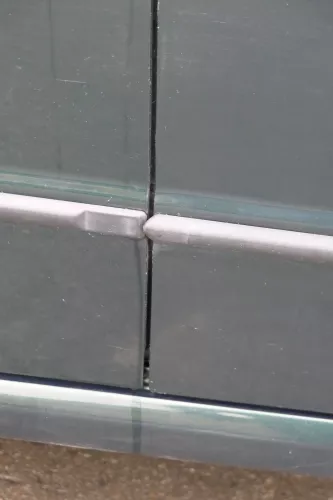 Skoda Fabia 6Y Kombi Limousine Tür vorne rechts Beifahrertür grün LCF8C (184741)