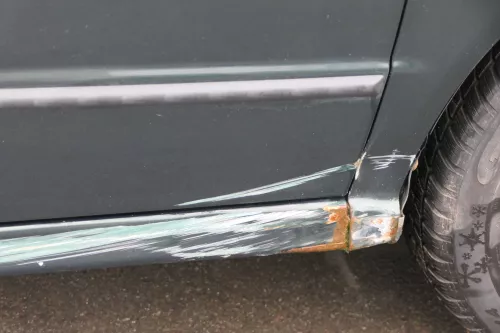 Skoda Fabia 6Y Kombi Limousine Tür vorne rechts Beifahrertür grün LCF8C (184741)