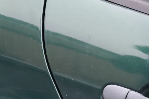 Skoda Fabia 6Y Combi Variant Kombi Tür hinten rechts grün LF8C (184742)