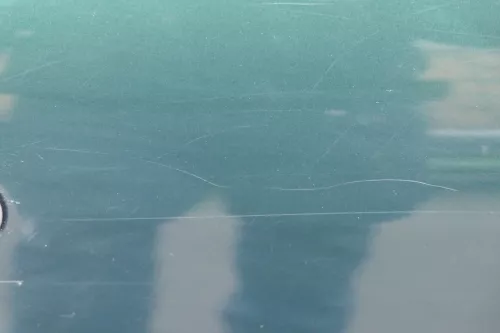 Skoda Fabia 6Y Combi Variant Kombi Tür hinten rechts grün LF8C (184742)