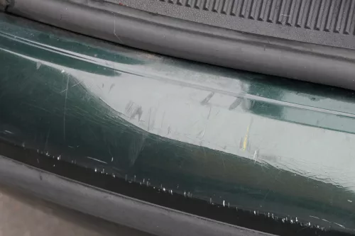 Skoda Fabia 6Y Kombi Stufenhec Stoßstange hinten Heckstoßstange grün LF8C (184745)