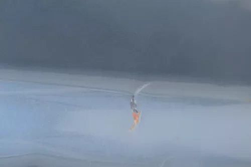 VW Sharan 7M Heckklappe Scheibe  Klappe hinten ab Bj.2000 blau LC5W ohneAnbautei (184756)