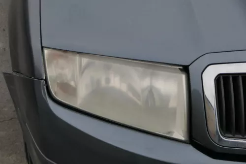 Skoda Fabia 6Y Motorhaube Klappe vorne grau LF7V mit Grill vorn (184794)