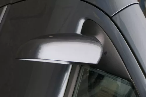 Skoda Fabia 6Y elektrisch Spiegel Außenspiegel links mit Glas grau LF7V (184796)