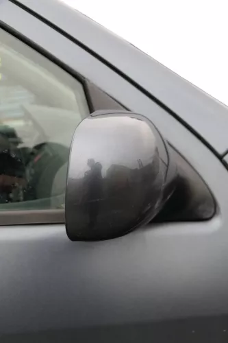 Skoda Fabia 6Y elektrisch Spiegel Außenspiegel rechts mit Glas grau LF7V (184797)