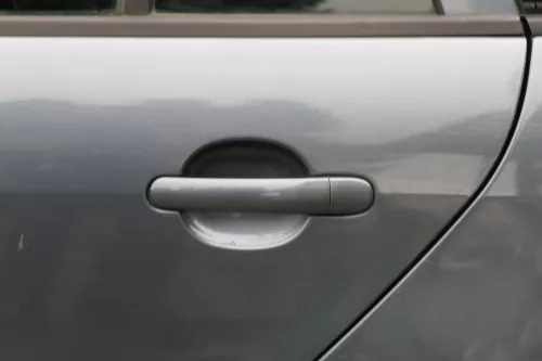 Fabia 6Y Combi Variant Kombi Tür hinten links grau LF7V - ohne Anbauteile (184799)