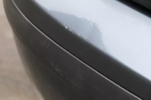 Skoda Fabia 6Y Kombi Stufenhec Stoßstange hinten Heckstoßstange grau LC7V (184802)