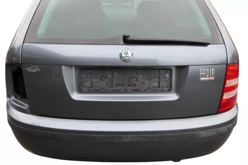Skoda Fabia 6Y Combi Kombi Heckklappe Kofferraumklappe Klappe grau LF7V (184803)