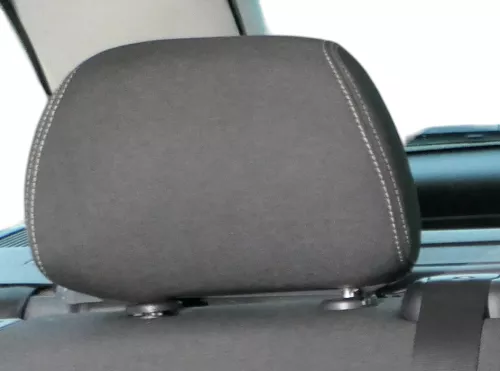 1x Skoda Fabia 6Y Kopfstütze hinten rechts oder links - dunkel anthrazit   Sport