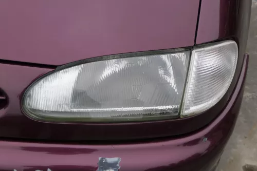 VW Sharan 7M Stoßstange Frontstoßstange vorne Nebelscheinwerfer Fleurie-Rot 93 (184821)