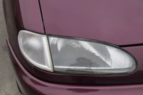 VW Sharan 7M Stoßstange Frontstoßstange vorne Nebelscheinwerfer Fleurie-Rot 93 (184821)