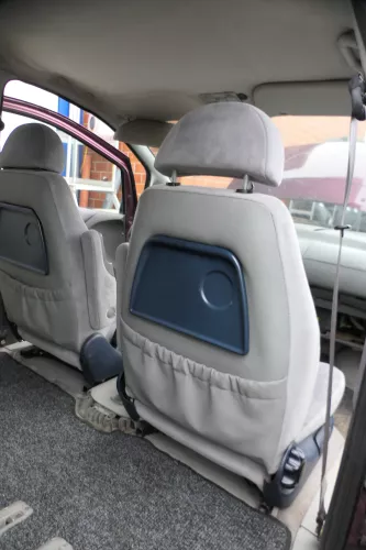 Sharan 7M Sitz vorne rechts Beifahrersitz auch Camper Bulli Armlehne Tisch Dreh (184825)