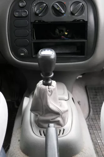 Sharan Alhambra 7M 5-Gang Schaltknauf Schaltsack Schaltung Leder grau Galaxy (184835)