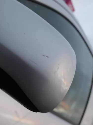 Skoda Fabia 6Y elektrisch Spiegel Außenspiegel links mit Glas silber grau LF7T (184849)