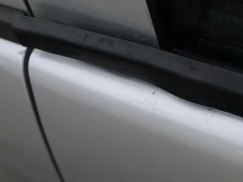 Skoda Fabia 6Y Kombi Limousine Tür vorne rechts Beifahrertür silber grau LF7T (184851)