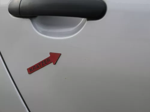 Skoda Fabia 6Y Limousine Schrägheck Tür hinten rechts grau silber LF7T diamantsi (184852)