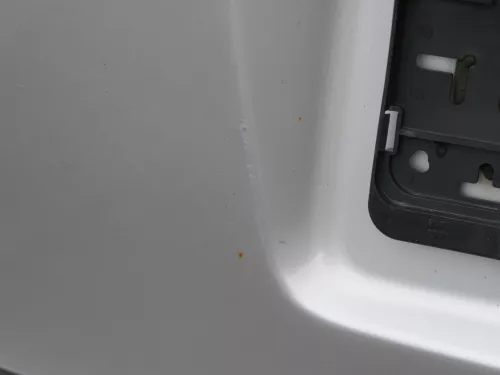 Fabia 6Y6 Schrägheck Heckklappe Kofferraumklappe hinten grau silber LF7T Scheibe (184854)