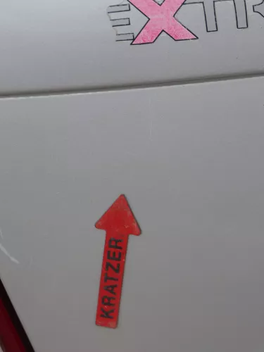 Fabia 6Y6 Schrägheck Heckklappe Kofferraumklappe hinten grau silber LF7T Scheibe (184854)