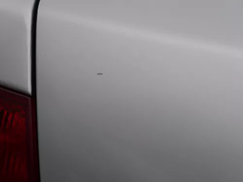 Fabia 6Y6 Schrägheck Heckklappe Kofferraumklappe hinten grau silber LF7T Scheibe (184854)