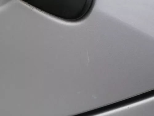 Skoda Fabia 6Y Limousine Schrägheck Tür hinten links grau silber LF7T (184863)