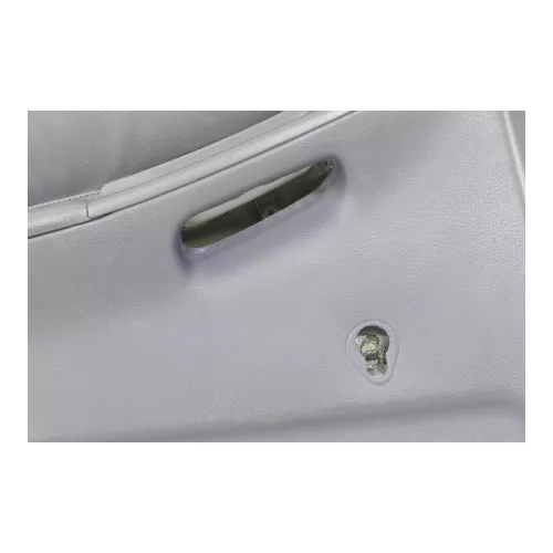 1x A6 4B Türverkleidung Verkleidung Tür hinten links Leder blau royalblau (184874)