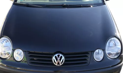 VW Polo 9N Motorhaube Klappe vorne schwarz L041 reflexsilber bisca.Bj.2004