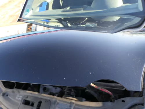 VW Polo 9N Motorhaube Klappe vorne schwarz L041 reflexsilber bisca.Bj.2004 (184876)