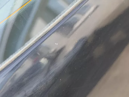 VW Polo 9N3 9N Heckklappe Kofferraumklappe Klappe schwarz L041 - Scheibe (184889)