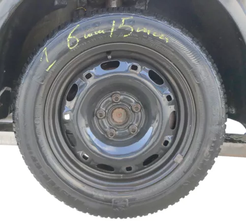 4x Polo 6R 9N Ibiza Felgen 185/60 R14 Winterreifen M+S 6jx15 ET38 Reifen 5-6,5mm