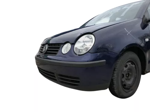 VW Polo 9N Stoßstange Frontstoßstange vorne blau LB5N (184893)
