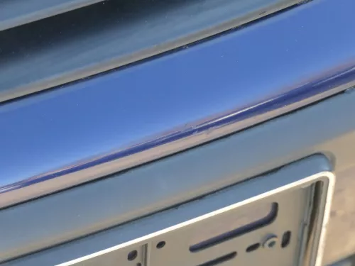 VW Polo 9N Stoßstange Frontstoßstange vorne blau LB5N (184905)