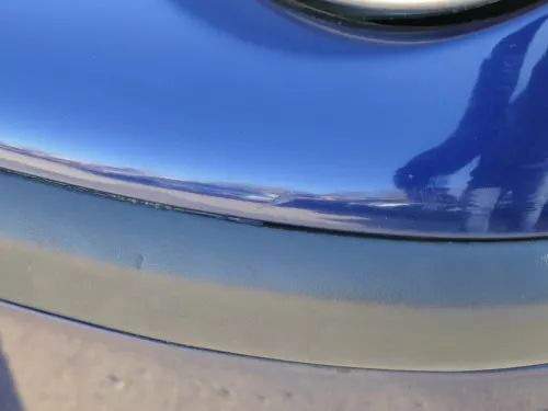 VW Polo 9N Stoßstange Frontstoßstange vorne blau LB5N (184905)