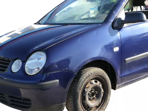 VW Polo 9N Stoßstange Frontstoßstange vorne blau LB5N (184905)