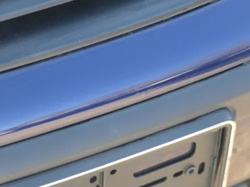 VW Polo 9N Stoßstange Frontstoßstange vorne blau LB5N (184905)