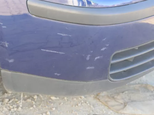 VW Polo 9N Stoßstange Frontstoßstange vorne blau LB5N (184905)