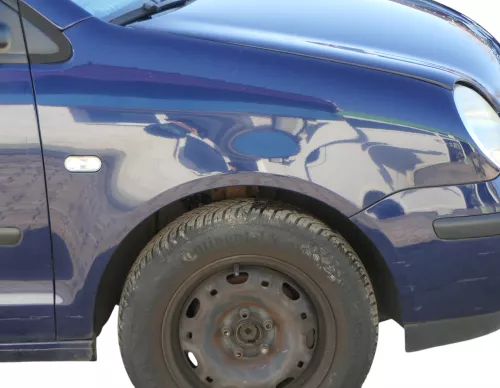 VW Polo 9N Kotflügel vorne rechts blau LB5N bis ca.Bj.2004