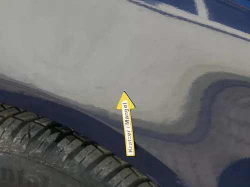 VW Polo 9N Kotflügel vorne rechts blau LB5N bis ca.Bj.2004 (184907)