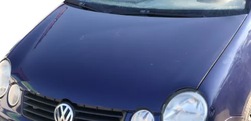 VW Polo 9N Motorhaube Klappe Haube vorne blau LB5N bis ca. Bj. 2004