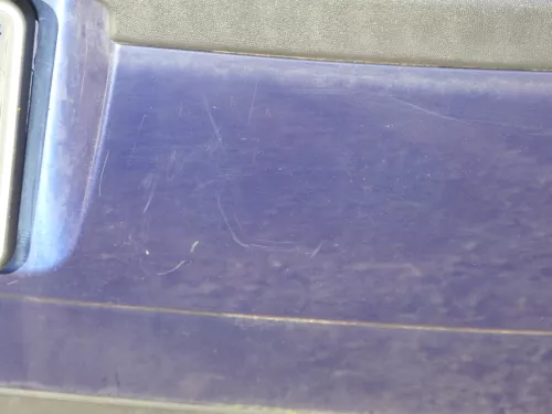 VW Polo 9N 9N3 Stoßstange Heckstoßstange hinten blau LB5N (184917)