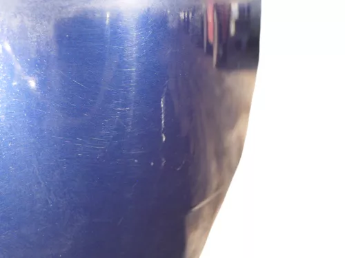 VW Polo 9N 9N3 Stoßstange Heckstoßstange hinten blau LB5N (184917)